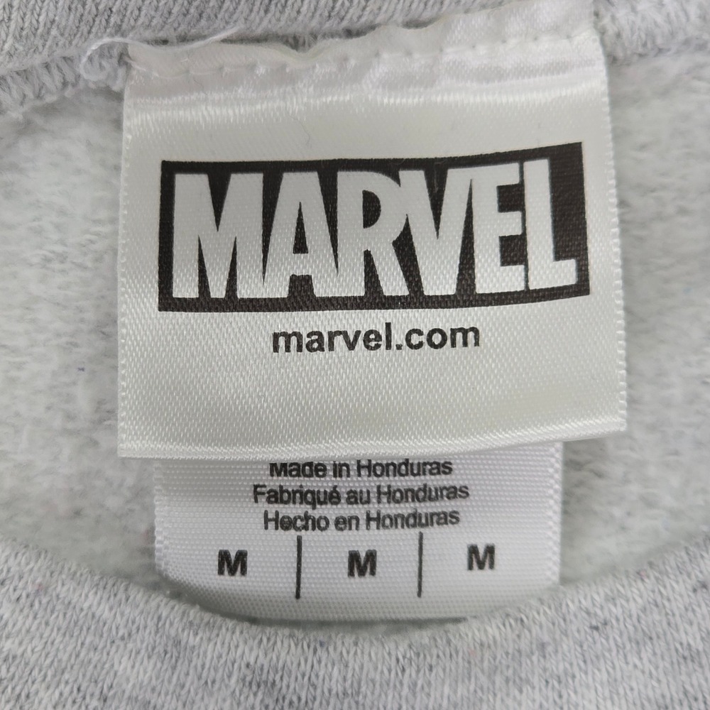 Marvel Avengers Graphic Sweatshirt Mens Medium Gray Crewneck Pullover - Picture 5 of 10